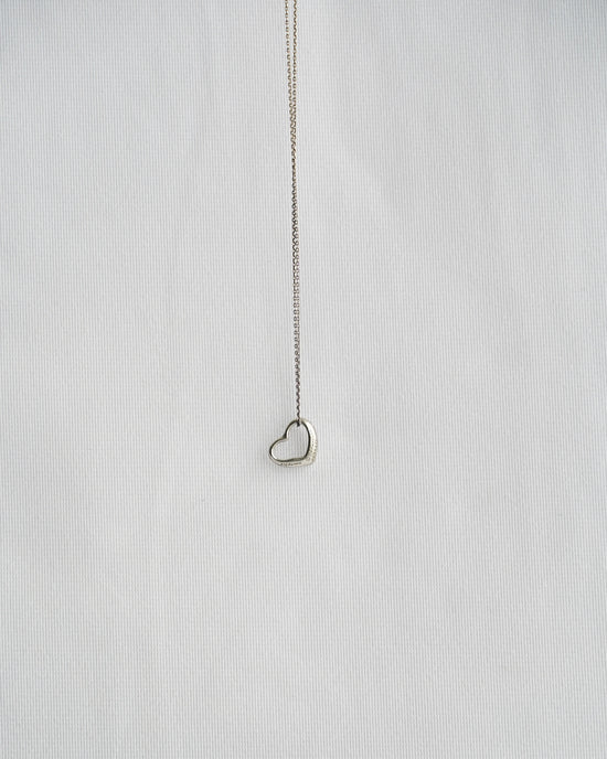 Tiffany &Co. open heart necklace