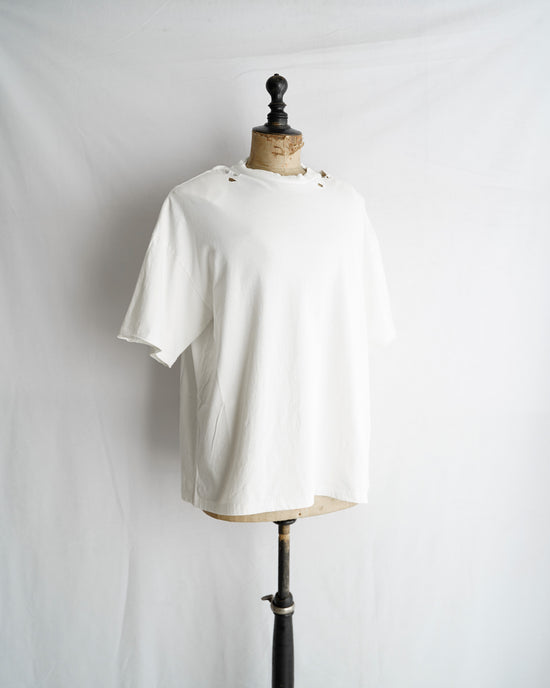 KANAKO SAKAI SHOULDER PADS RIPPED T SHIRT