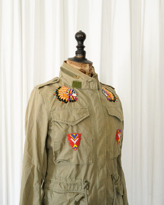 DENIM & SUPPLY Ralph Lauren M-65type bead embroidery field jacket
