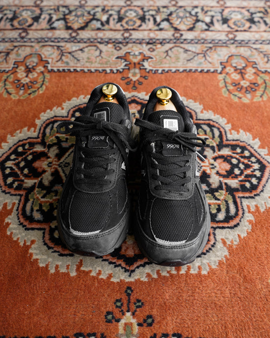 NEW BALANCE 990V4 BLACK 24.5cm U.S.A.