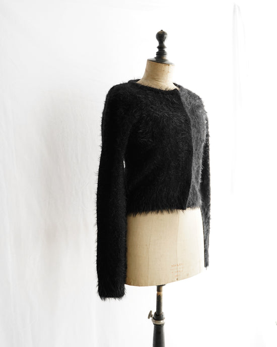 SHAGGY KNIT CARDIGAN