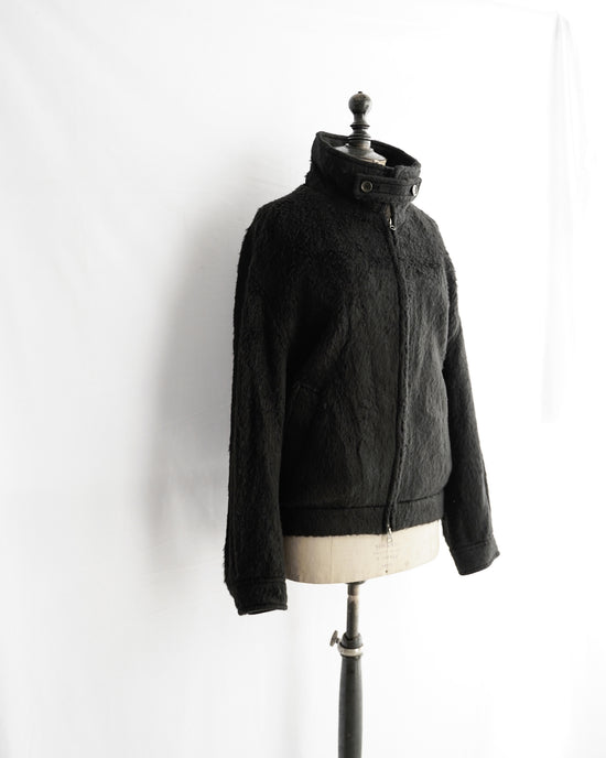 HAIRY WOOL OVERSIZED BLOUSON