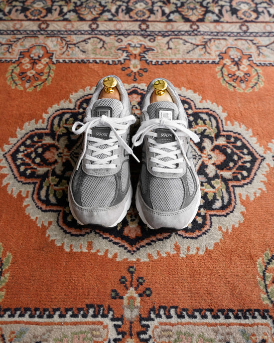 NEW BALANCE 990V4 GRAY 23.0CM U.S.A.(1)