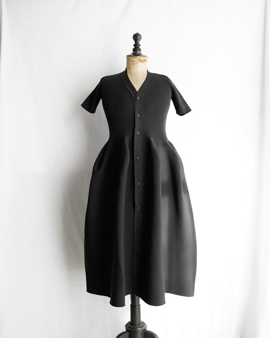 CFCL POTTERY SHORT SLEEVE CARDIGAN DRESS