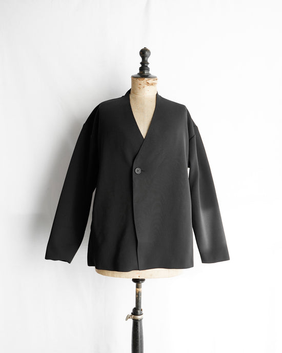 CFCL MILAN COLLARLESS DOUBLE BREASTED BOXY JACKET