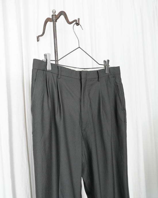 BALENCIAGA Wool cashmere 2 tuck trousers