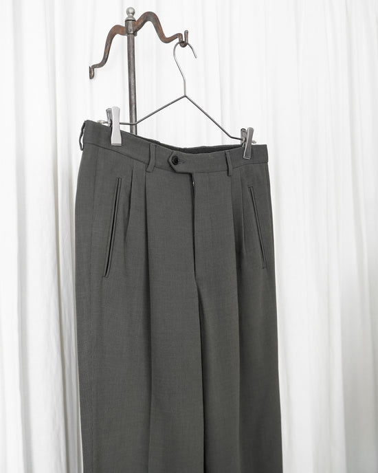ARMANI COLLEZIONI wool 2 tuck trousers