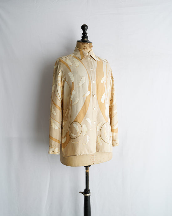 HERMES Made in France マルジェラ期 silk shirt