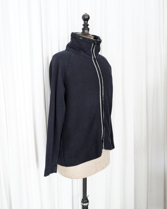 2004ss STONE ISLAND High Neck Zip Up Sweatshirt "Design by Paul Harvey"
