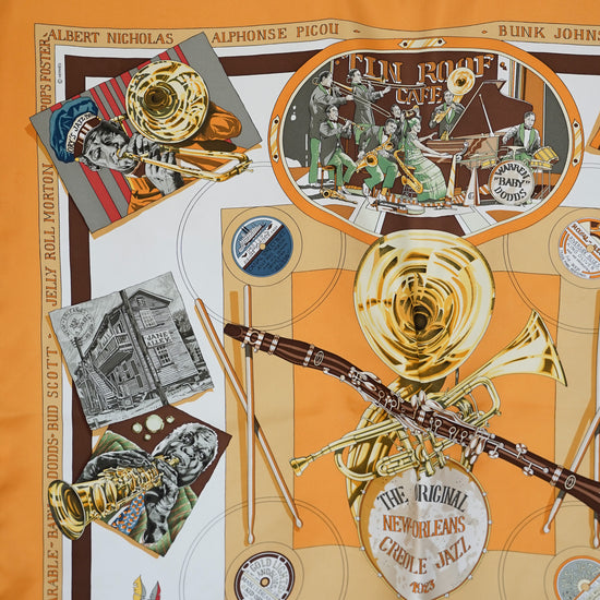 HERMES カレ90 " THE ORIGINAL NEW ORLEANS CREOLE JAZZ"