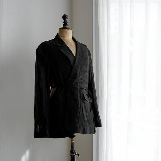 SHEER SIDE SLIT JACKET