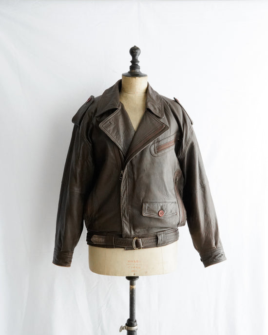 C.P.Company Leather rider jacket "Massimo osti期"