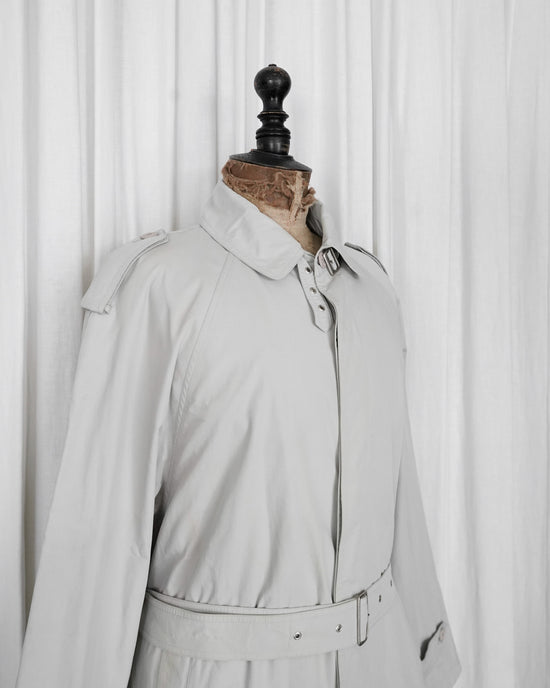 90s allegri "Impermeabili" Cotton Trench Coat Creative designed by Martin Margiela Made in ITARY