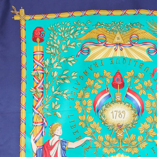 HERMES カレ90 "LIBERTE EGALITE FRATERNITE REPUBLIQUE"1798