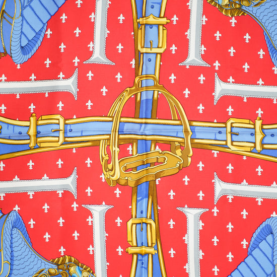 HERMES カレ90"SELLES A HOUSSE"