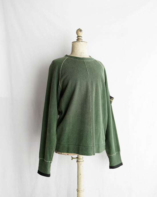 STONE ISLAND 2006SS Paul Harvey期 Made in Italy Cotton raglan sweat