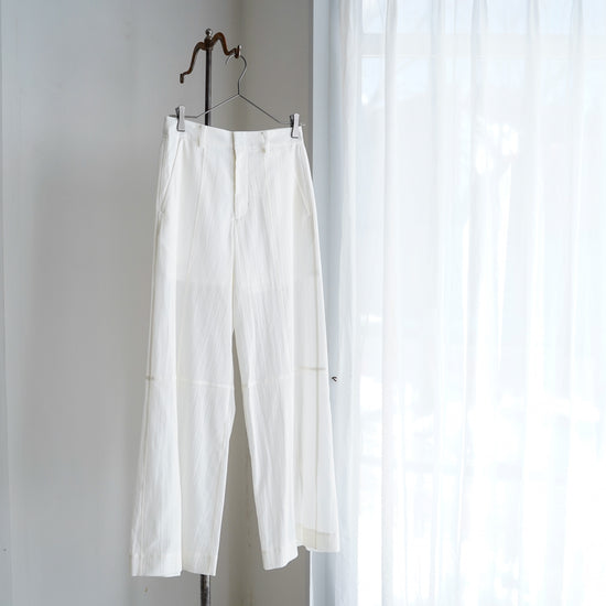 SHEER WIDE TROUSERES