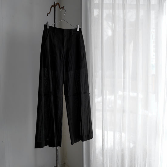 SHEER WIDE TROUSERES