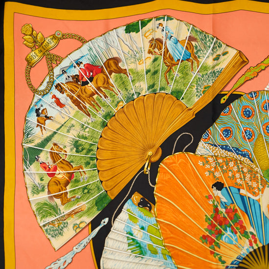 HERMES カレ90 "BRISE de CHARME 魅惑のそよ風"