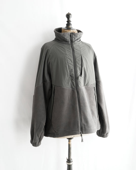 NYLON RIP STOP X FLEECE BLOUSON