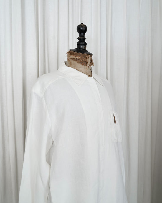 HERMÈS by Martin Margiela Linen Shirt Jacket