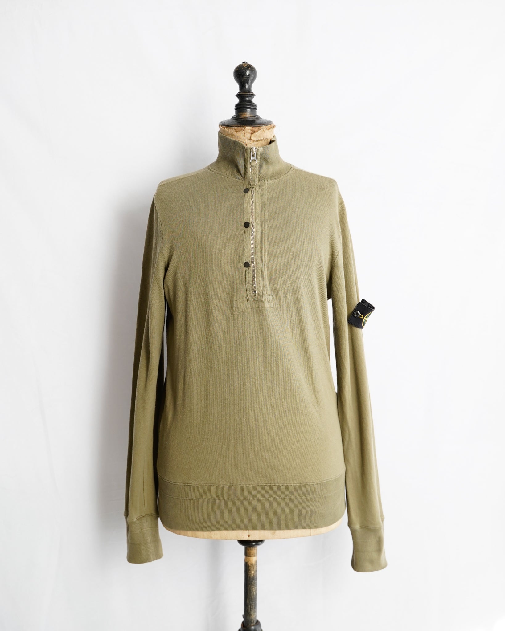 2008ss STONE ISLAND Made in ITARY sweat half zip tops – Maison ma 
