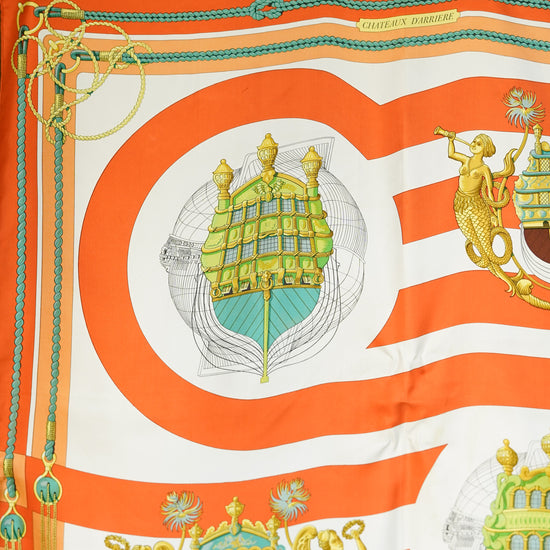 HERMES カレ90 "CHATEAUX D&