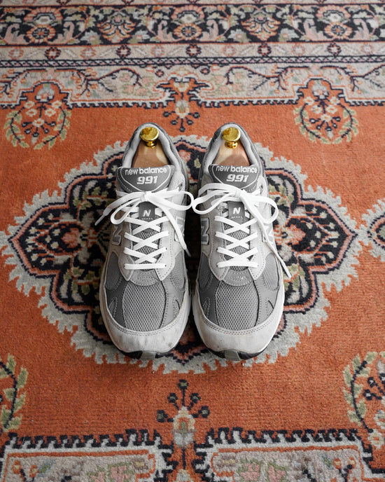 NEW BALANCE 991 GRAY 26.5CM U.K