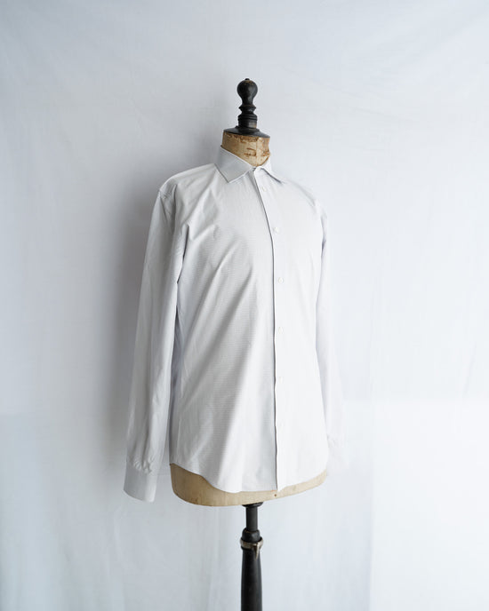 HERMES Made in France Serie button H logo Jacquard shirt