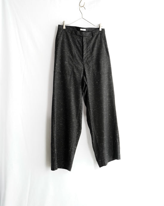 FATIGUE TROUSER - Italian Color Nep Tweed