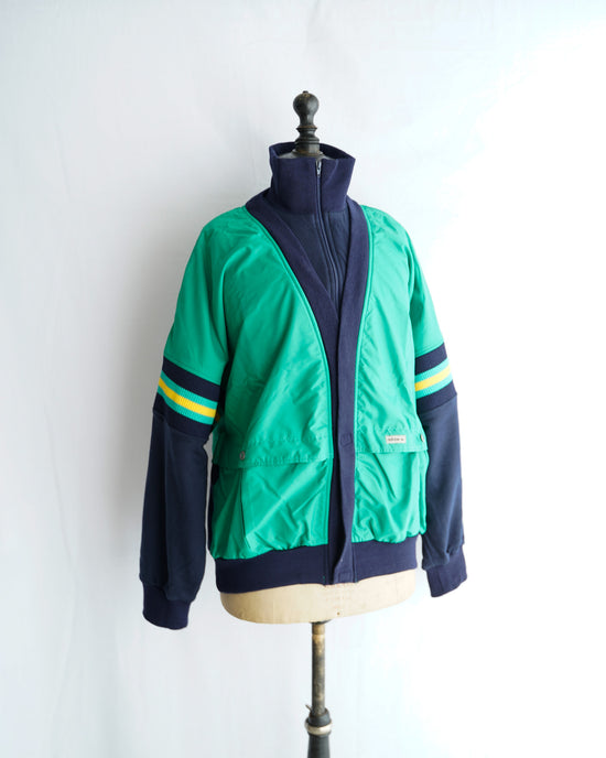 OlD adidas knit switching track Jacket "Dead stock"