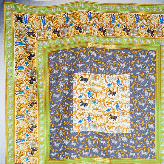 HERMES カレ90 " CHASSE EN INDE"