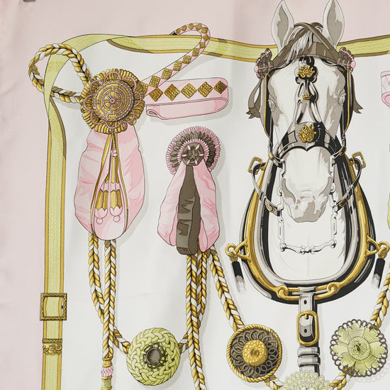 HERMES カレ90 "Frontaux et Cocardes" 1950&