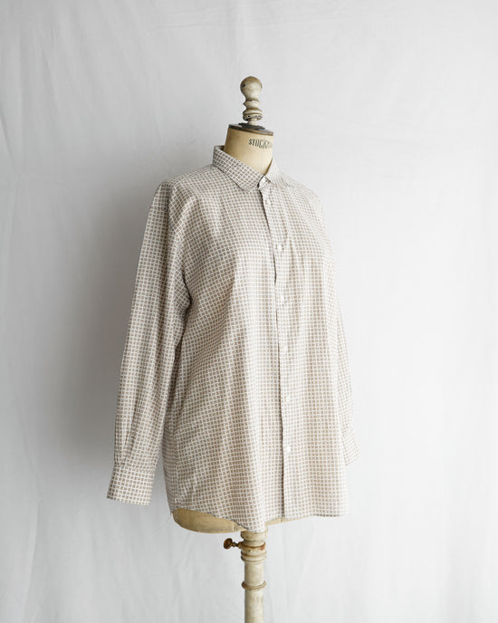 HERMES Made in France Serie button cotton shirt