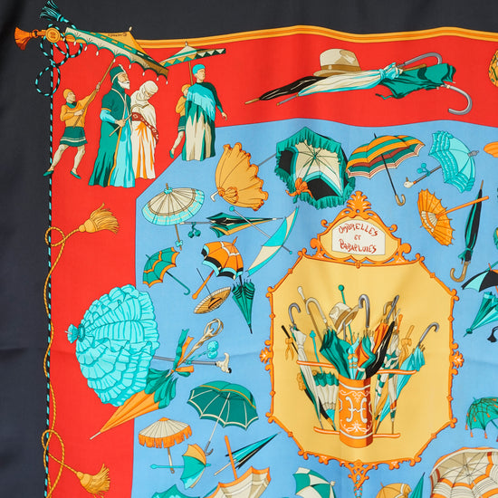 HERMES カレ90 "OMBRELLES ET PARAPLUIES"