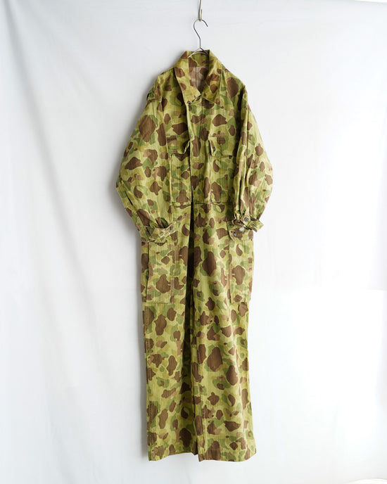 WWⅡ U.S. Army USMC HBT Frogskin camouflage jumpsuit