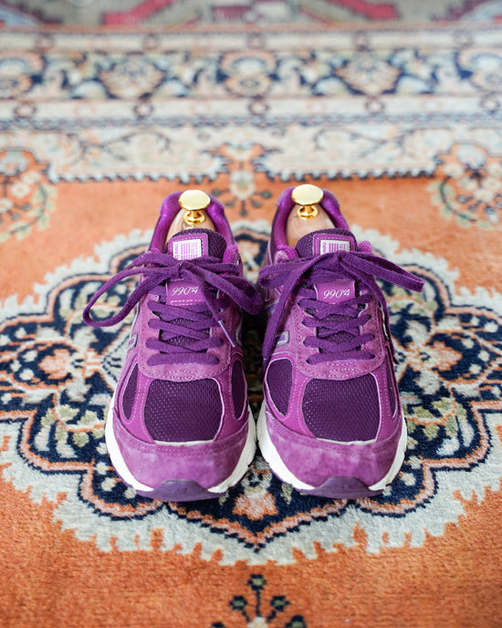 NEW BALANCE 990v4 PURPLE 23.0CM U.S.A. (1)