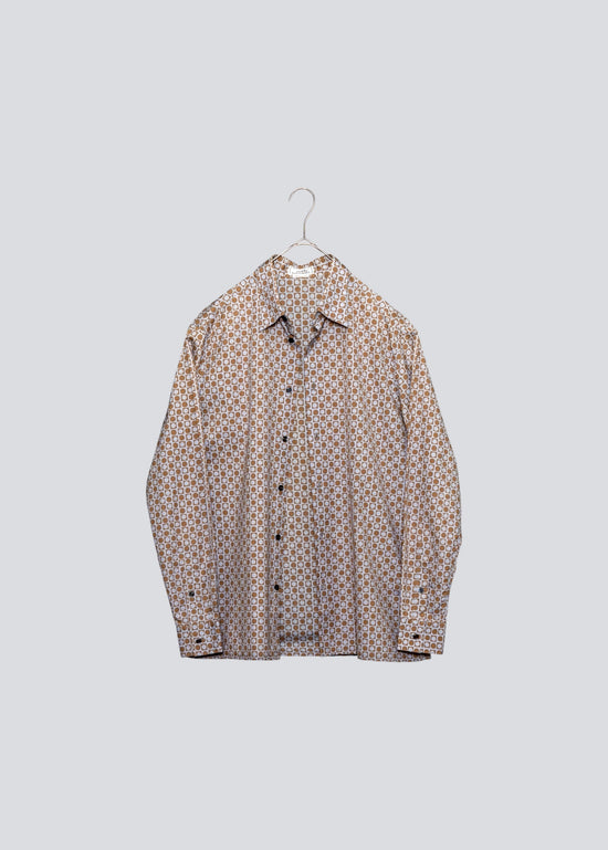 HERMES Made in France cotton serie button shirt
