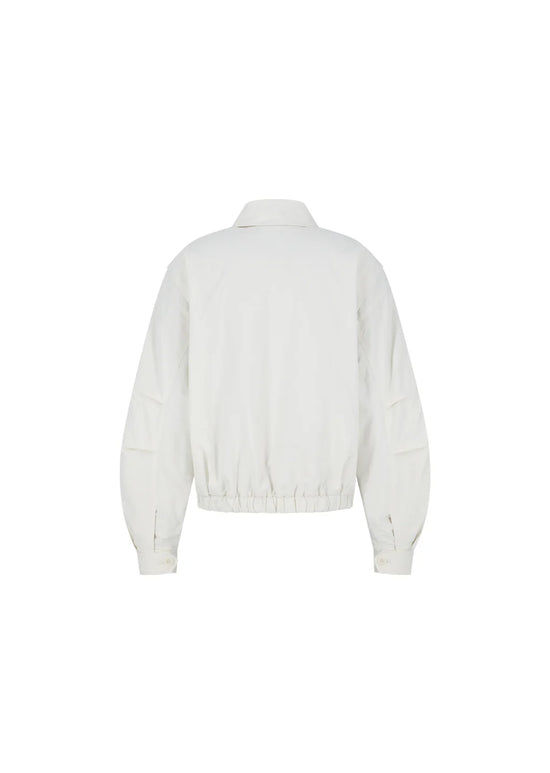 AMOMENTO padded cotton nylon jumper