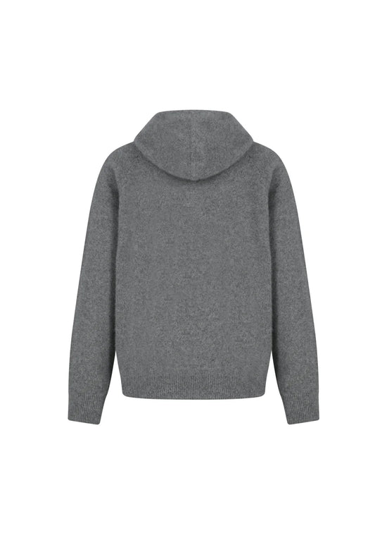 AMOMENTO racoon hoodie knit