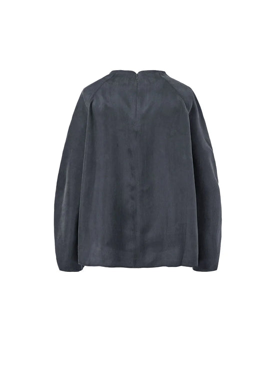 AMOMENTO raglan cupro top