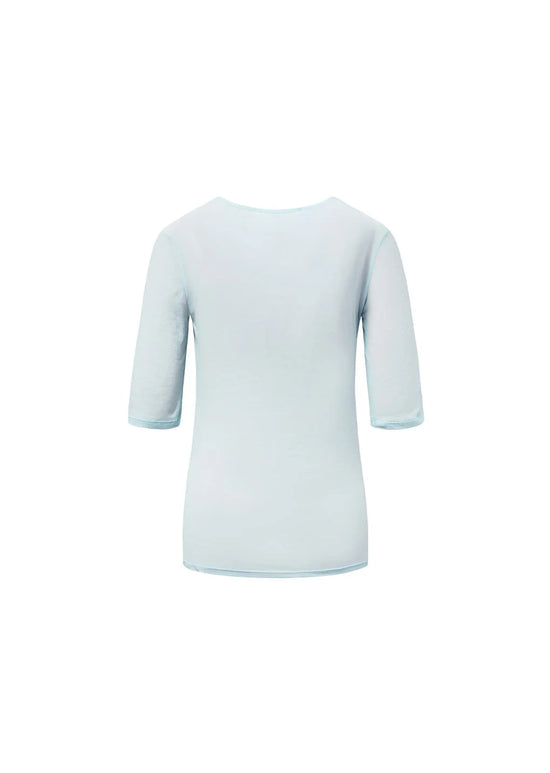 AMOMENTO round short sleeve t-shirts