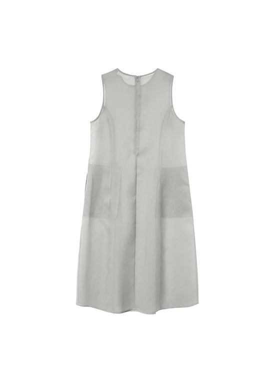 AMOMENTO sheer long dress