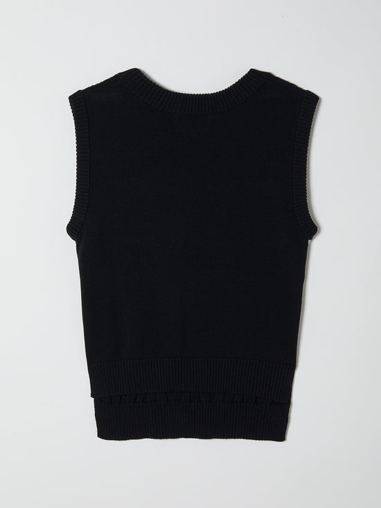 soduk not finished knitting vest