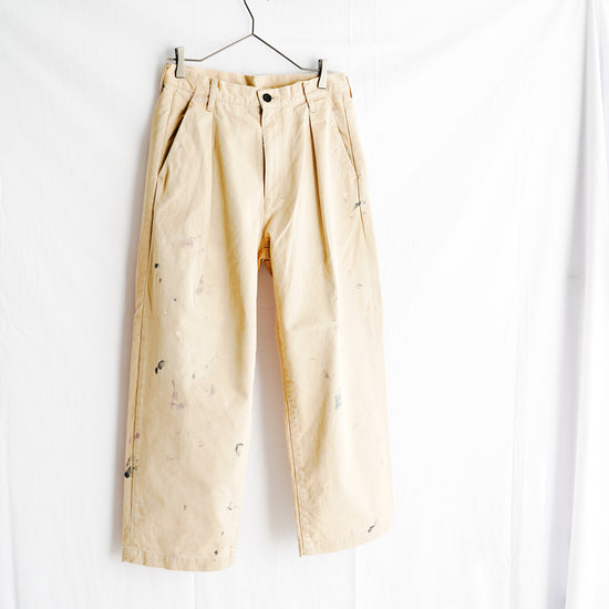 PAINT CHINO TROUSERS