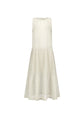 AMOMENTO pleated sleeveless dress