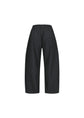 AMOMENTO drawstring wide fatigue pants