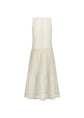AMOMENTO pleated sleeveless dress