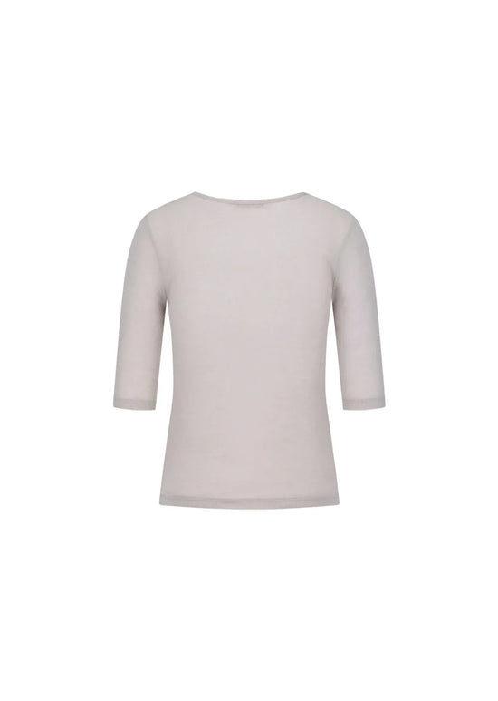 AMOMENTO round short sleeve t-shirt