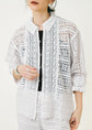 Sara mallika Cotton Border Lace Top
